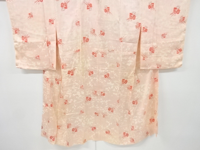 JAPANESE KIMONO / ANTIQUE HITOE JUBAN / SILK / CARRIAGE